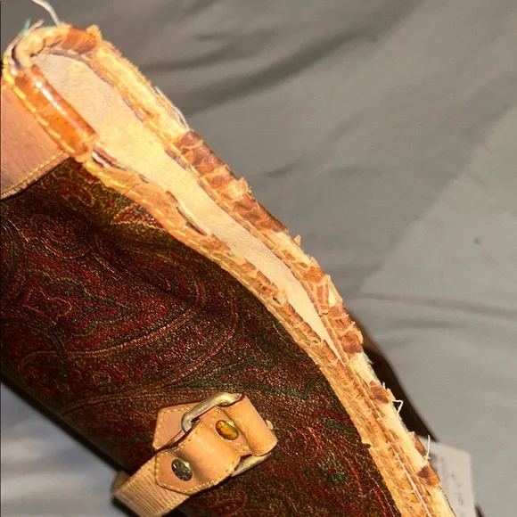 Vintage ETRO Milano Paisley PVC Tote Bag